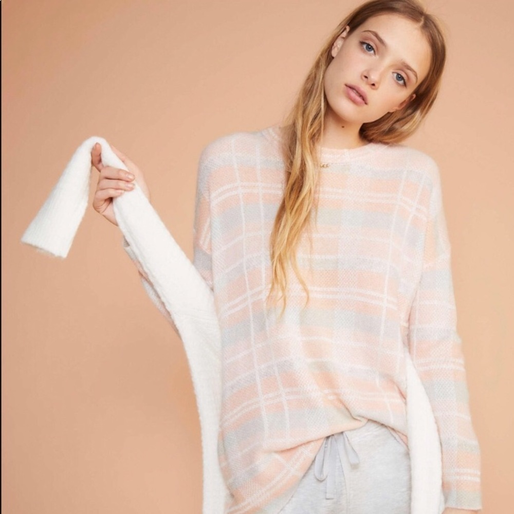 Lou & Grey • Plaid Sweater